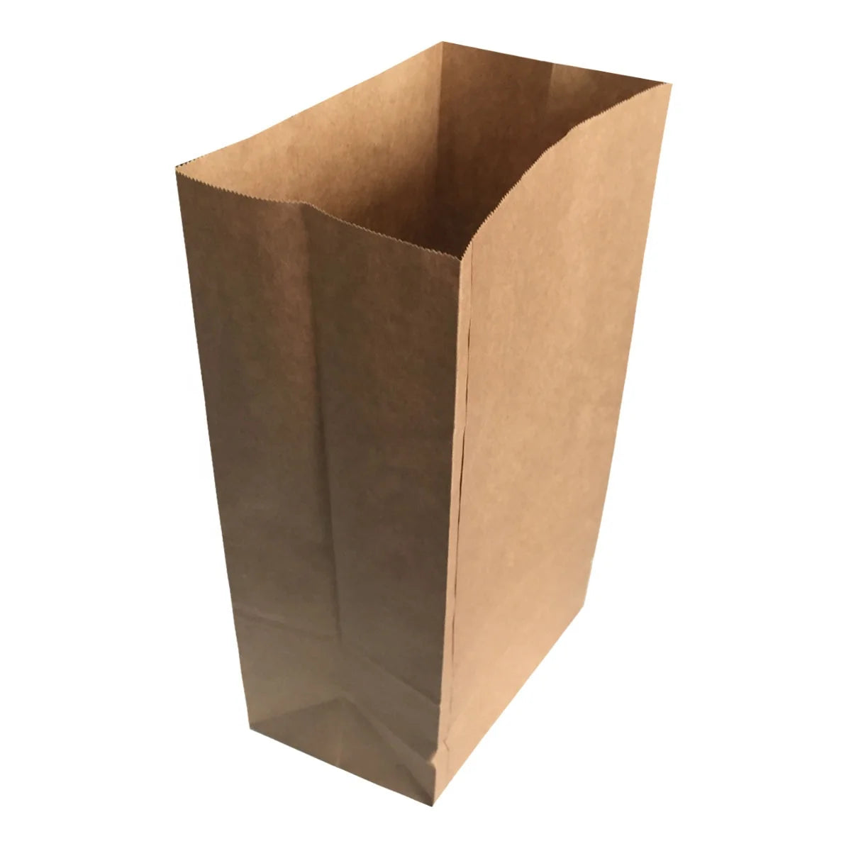 Custom Food Grade Top Full Open Kraft Paper for Flour Milk Powder Snack Food Packing Bag