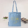 Custom Printed Heavy Duty Cotton Canvas Shopping Tote Bag Eco-Friendly Reusable Fashion Style with Custom Logo for Promotions