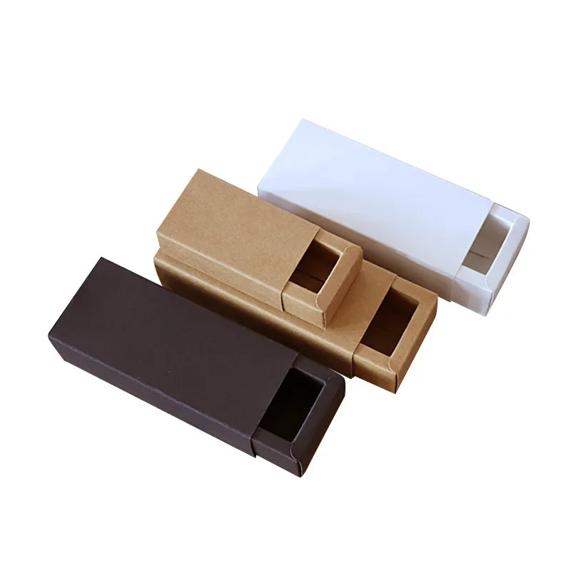 Cosmetics Lipstick Tube Packaging Custom CCardboard Sliding Lid with Sleeve Drawer Perfume Black Pencil Paper Gift Box Package