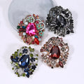 Hot Sale Jewelry Accessories Boho Style Crystal Brooch Pins Large Acrylic Brooches for Wedding