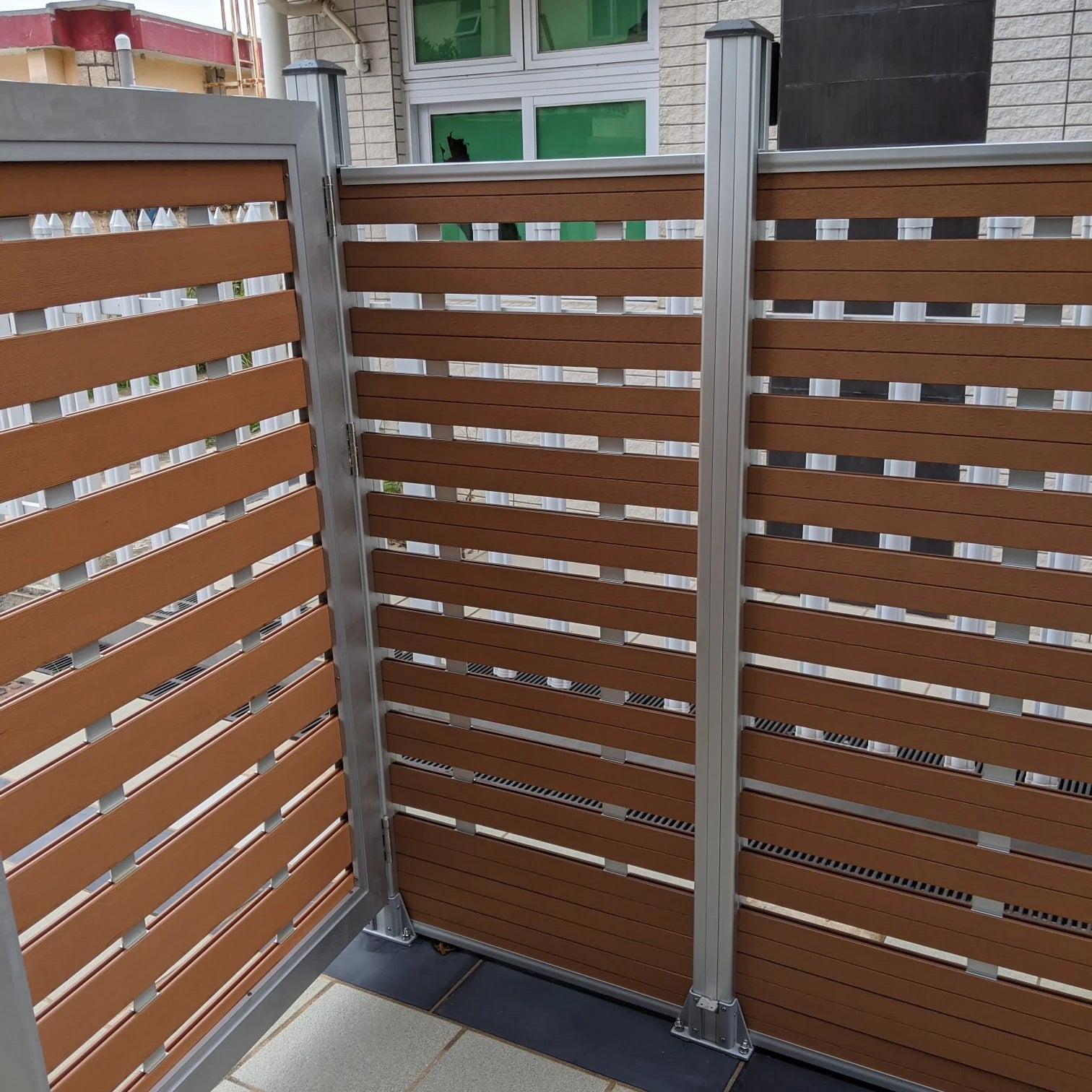 New Style Fence Thin Lath Length Customization Fence Board Outdoor Wpc Fence