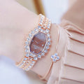 BS BEE SISTER FA1581 Watch Women Top Luxury Dress New Charm Dress Diamond Ladies Bracelet Rhinestone Quartz Wristwatches