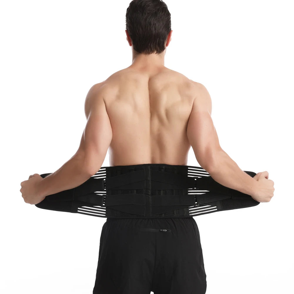 Custom Breathable Lower Waist Back Brace Anti Work Back Support Belt Breathable Waist Trimmers