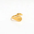 Simple PVD Gold Plated Stainless Steel Rings Fashion Ring for Wholesale New
