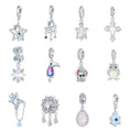 Fine Jewelry Zircon Charm Five-pointed Star Pendant Necklace for Women Popular Jewelry S925 Sterling Silver Clavicle Chain