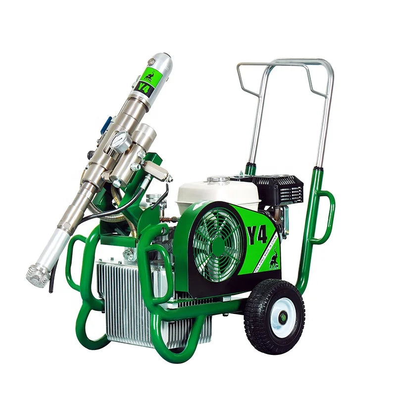 Rock Elephant Y4 Large Flow Putty Airless Sprayer 220V/380V Electric Paint Sprayer with 100L Hopper & 6kw Power High Efficiency