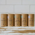 Recycled Cylinder Cardboard Paper Coffee Tea Tube / Packaging Cardboard Tea Gift Box Lid Food Round Cylinder Cardboard