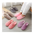 Women Indoor Slippers Warm Plush Home Slipper Autumn Winter Shoes Woman House Flat Floor Soft Slient Slides for Bedroom