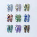 3D Gemstone Glitter Holographic Chunky Polyester Nail Glitter Cosmetic Bulk Glitters for Crafts Wholesale Christmas Decorations