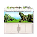 Acrylic Wholesale Betta Fish Tropical Aquariums Automatic LED Tabletop Fish Farming Tank with Rectangle Shape Plastic Material