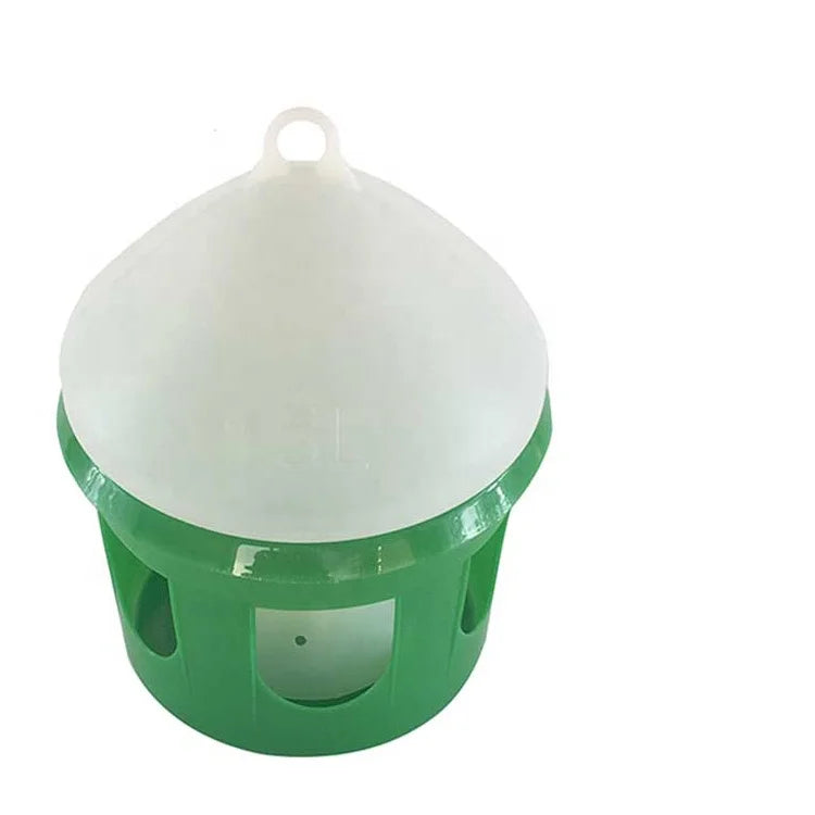 Geshifeng 8.5L Abrevoires Volaille Chicken Plastic Linear Feeder Chicken Feeders and Waters