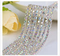DIY Glitter Trim Cup Chain Accessories Crystal ab Rhinestone Chain Trims Close Strass Rhinestone Jewelry Cup Chain