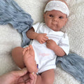 19inch Weighted Full Body Silicone Bebe Reborn Doll Soft Lifelike Newborn Baby Toys Realistic Open Eyes Girl Gift for Children