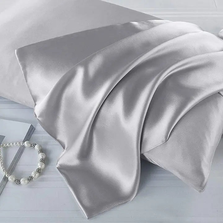 High Quality Luxury 100% Pure Mulberry Silk Pillowcase for Home Hospital Hotel Use Anti-Bacteria Customizable Smooth Rectangle