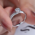 Messi Gems MSR-1044 Popular 18K Gold IGI Lab Diamond Customized Ring 0.5CT D VVS2 Round Brilliant Cut Lab Grown Diamond Ring