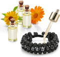 Braided 3 Layer Gemstone Essential Oil Diffuser Chakra Bracelet Natural Energy Yoga Healing Bracelet Adjustable for Women Men