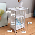 Customized Minimalist Bedroom Round Corner Side Table Luxury Tempered Glass Living Furniture Modern Marble Coffee Table