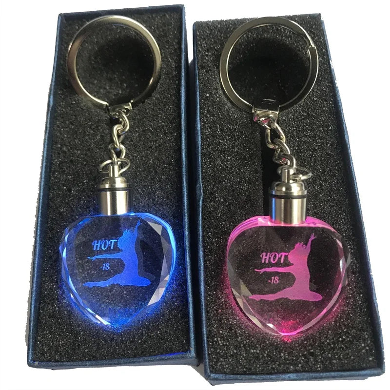 New Styles Small Batch Customization 18 Years Ballet Girl Keychain for Coming-of-age Ceremony