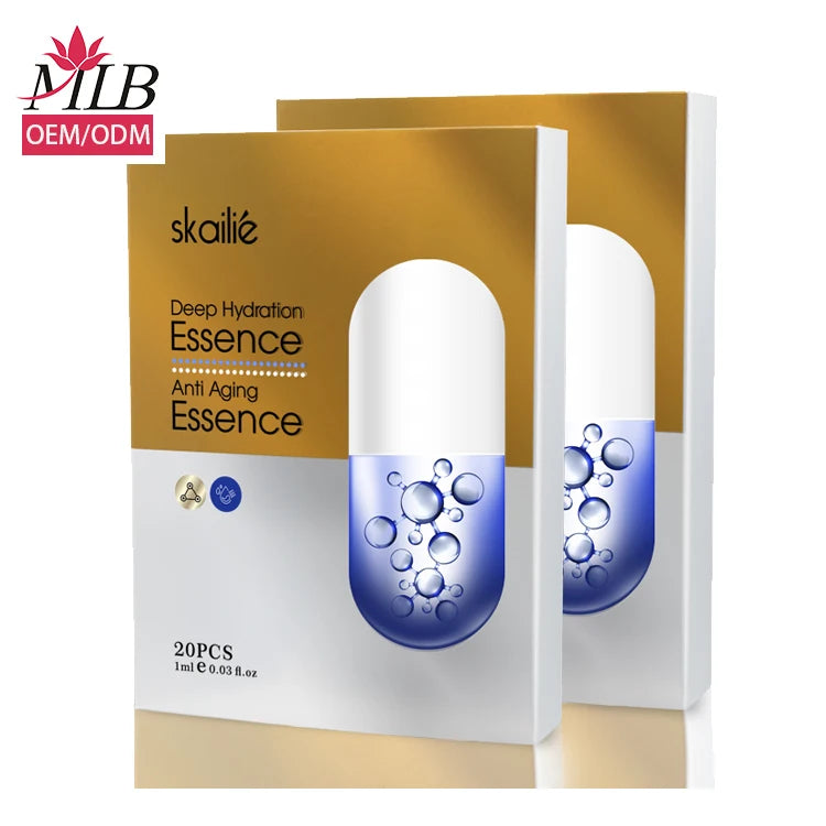 Anti-aging Facial Essence Stem Cell Skin Care Capsule Nourishing Botanic Moisture Essence Face Hyaluronic Acid Serum for Skin