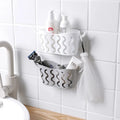 JAYA Hole-Free Suction Cup Storage Hanging Basket Faucet Sponge Drain Basket Kitchen Utensils Rack