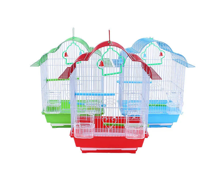 Factory Direct Sell Metal Birdcage Cheap Hanging Large Bird Cage Luxury  Modern Style Luxury Parrot Breeding Cage