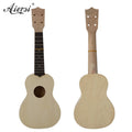 Aiersi Brand Basswood Diy Ukulele Kits Small Guitar for Kids Students Beginners White Body Custom OEM/ODM Musical Instruments