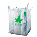 EGP 1ton Jumbo Bag Plastic Fibc Big  Bag Loading One Ton Two Tons Food Grade Fill Spout and Bottom Tubular U Panel Bag