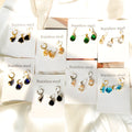 2022 Women Stainless Steel Jewelry Necklace Earrings Set Custom Colorful Cubic Zirconia Gold Plated Jewelry Sets Bridal Wedding