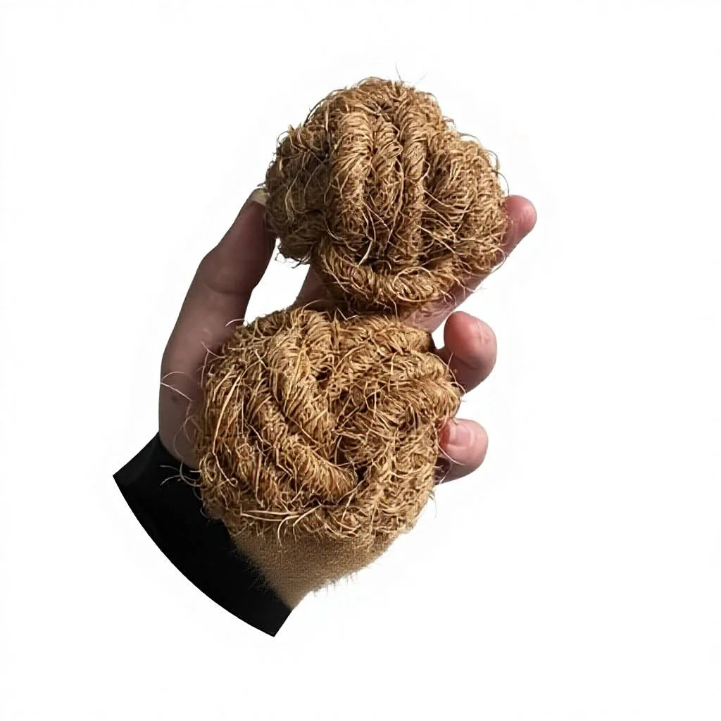 Availability Handmade Coir Ball for Pet Chewing and Playing Suitable for Dogs Cats and Eco Conscious Owners From Vietnam