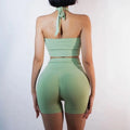 Customizable High Waist Push up Yoga Shorts Women Gym Wear Cycling Running Workouts XL Size Spandex Seamless Scrunch Features