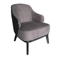Modern Velvet Upholster Accent Chair with V Shaped Gold Stainless Steel Frame for Hotel Home Living Room  Accent Chairs