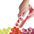 Tomato Grape Cutter Fruit Vegetable Slicer Tomato Slicer Stainless Steel Multifunctional Creative Cut Tools for Salad