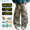Custom Camo Extra Baggy Cargo Jeans Trouser All Over Printing Straight Leg Real Tree Camo Oversized Real Tree Baggy Jean Men