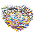 10mm Mini Crystal Glass Mosaic Tile Bulk for DIY Craft Kids  Mosaic Art Supplier and Home Garden Deco