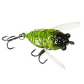 Newbility 5cm 6g Topwater Freshwater Insect Cicada Prop Hard Plastic Bass Fishing Lure