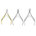 Fashion Stainless Steel Cuticle Nipper High Grade Steel Cuticle Nipper Stainless Steel Cuticle Nipper with Gold Handle