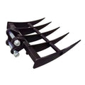 Mini Excavator Attachments 1-3T New Farm-Applicable Gravel Cleaning Rake with Five-Tooth Small Digger Rake for Farm Use