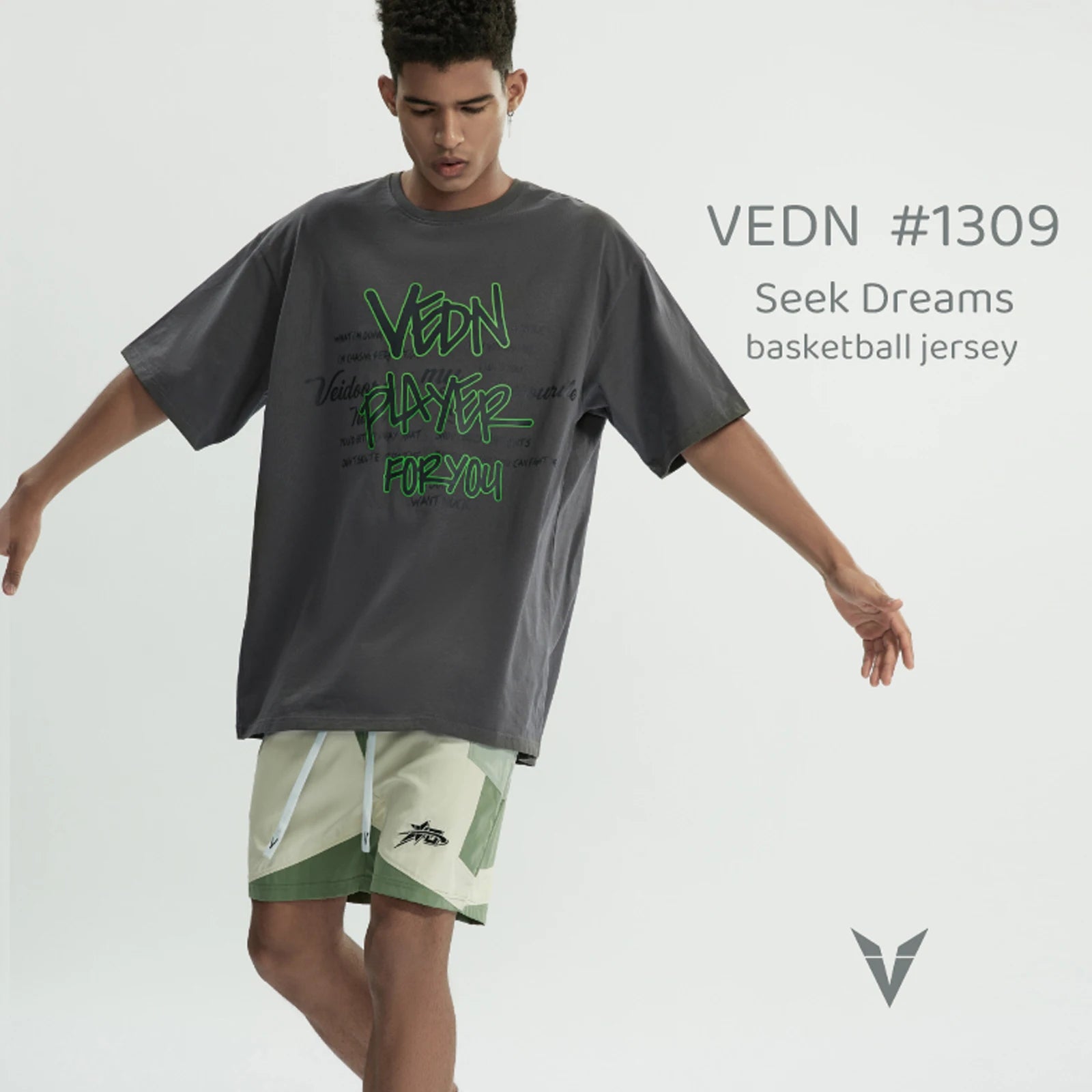 Veidoorn Men's Casual Oversize 100% Cotton T-Shirt O-Neck Long Sleeve Breathable Plain Jersey High Visibility Print Pattern