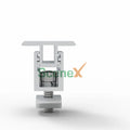 Silver/Black Anodized Aluminum Adjustable End Clamp for 30~45mm Solar Panel Mounting Accessory