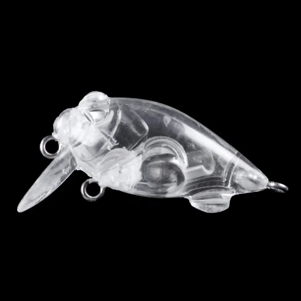 Wholesale CB051-0 4.5cm 4.3g Artificial Hard Bait DIY Unpainted Blank Crankbait Fishing Lures