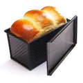 For Eco-Friendly LFGB Certified Non-Stick Carbon Steel Bakeware Toast Pullman Bread Loaf Pan for Home Kitchen Use with Lids
