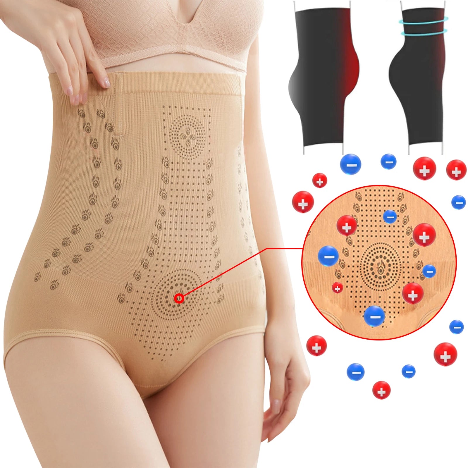Shapewear for Women Tummy Control Waist Slimming Pants Women'S Inner File Fat Burning Slimming Waist Lift Shapewear Pants