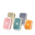 Wholesale Kids Bento Collapsible Silicone Foldable Portable Lunch Box 350nl/540ml/800ml/1200ml