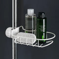 Modern Bathroom Sink Caddy Wall-Mounted Storage Basket Sponge Towel Holder Durable