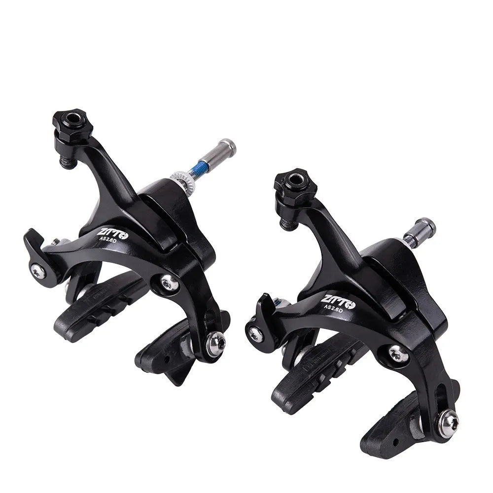 Road Bike Small Wheeled Bike Brake Aluminum Alloy C Compound Double Arm C-type Brake Clamp Caliper Brake Bike Accessories