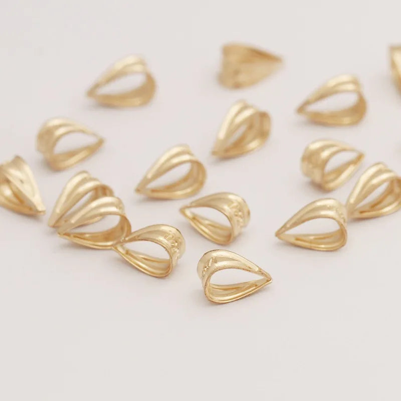 Jewelry Small Bail for Jewelry Connect Making High Grade 14K Gold Filled Pendant Clasp