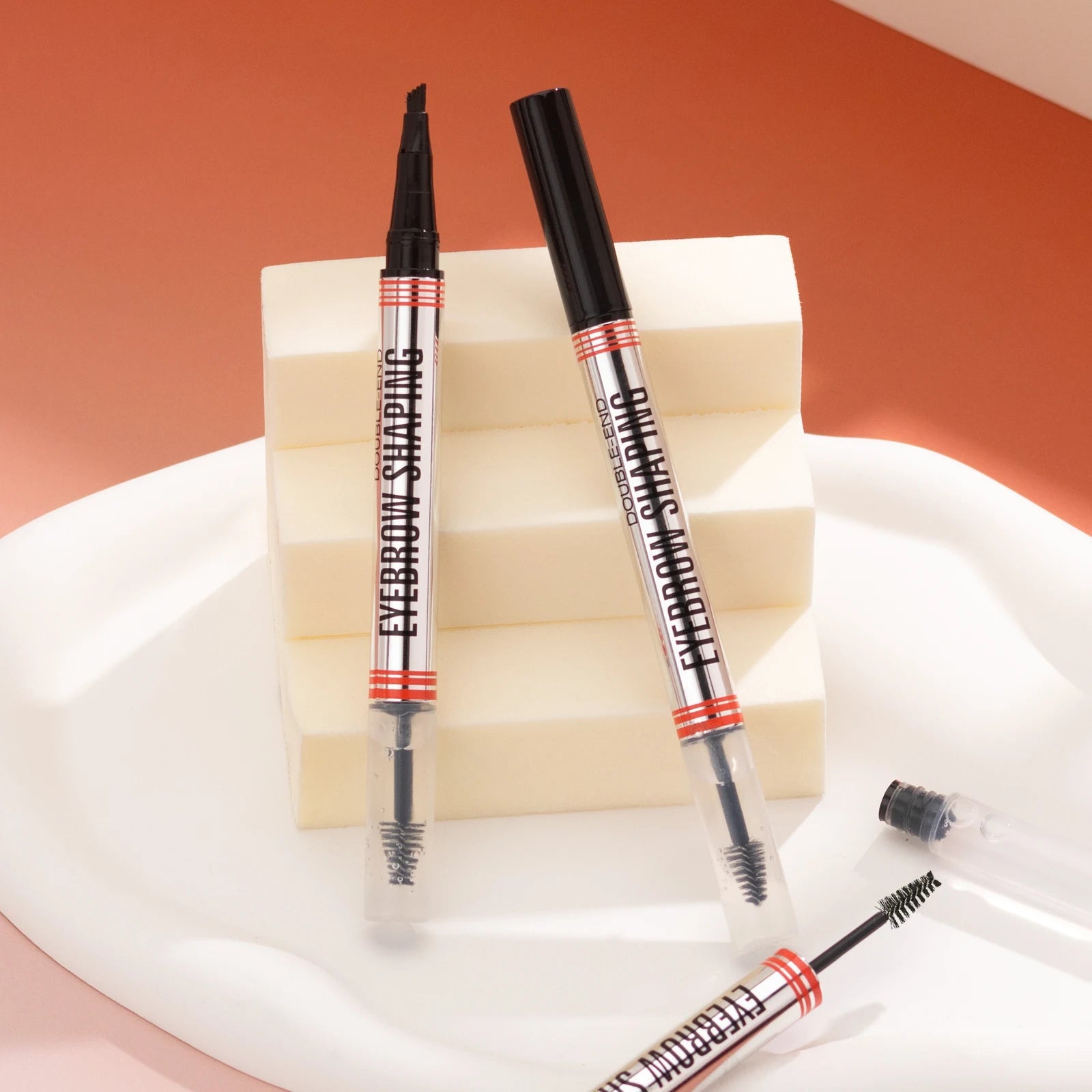Liquid Brow Styling Waterproof Waterproof Lasting Hair Eyebrow Custom Private Label Brow Gel 4-claw Tips Brow Pencil