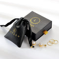 Custom Soft Pu Leather Drawstring Makeup Bag Black Necklace Jewelry Package Pouch Drawstring Bag
