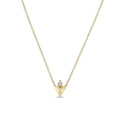 LOZRUNVE Simple Designer Geometric Pyramid Pendant Necklace Set Women 925 Silver Jewelry Wholesale