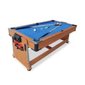 New Arrival 4-in-1 Modern Multi Game Table Includes Billiard Pool Air Hockey Tennis Dining Features Durable MDF Cushions